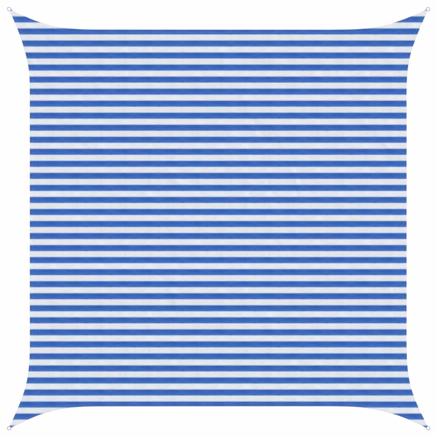 Telo Ombra Blu e Bianco 4,5 x 4,5 m HDPE