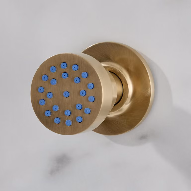 Idrogetto Corpo Rotondo - Oro Satinato - 53mm x 63mm