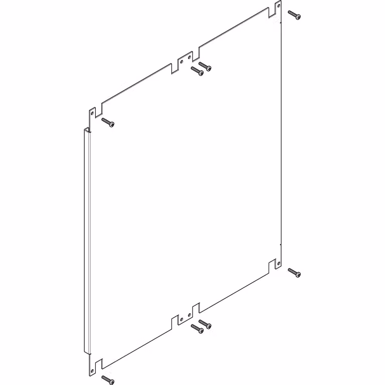 Pannello di montaggio ABN a 2 scomparti, larghezza standard, altezza 4 PMF240N