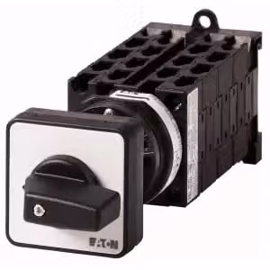 Interruttore a gradini Eaton, T0, 20 A, montaggio intermedio, 8 moduli, contatti: 15, 45°, con scatto, con posizione 0, 0-5, n. di riferimento 15146 016093