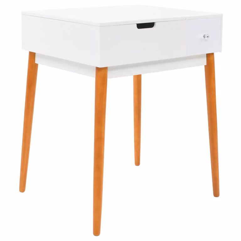 Tavolino da toilette con specchio MDF 60 x 50 x 86 cm