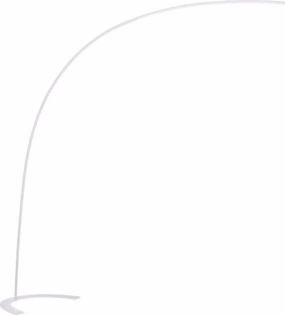 Lampada da terra ad arco LED Shanghai bianca Trio 18W