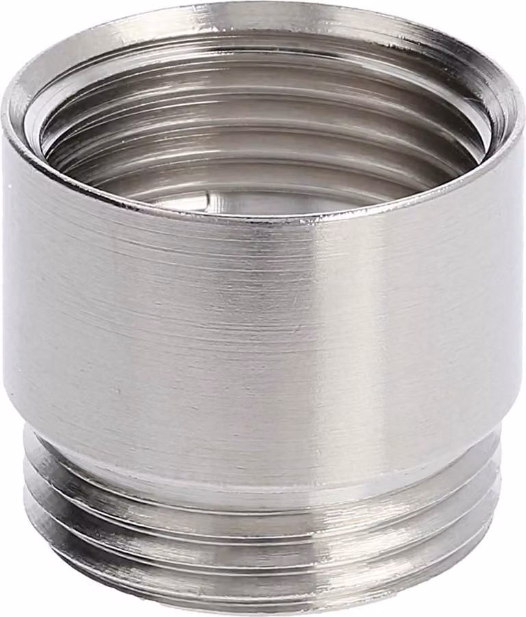 Adattatore PG/M Lapp, da PG13,5x1,41 a M20x1,5, in ottone (CuZn) nichelato, colore argento - 1 pezzo