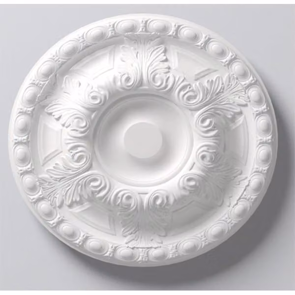 Rosone da soffitto NMC R18 ARSTYL Noel Marquet Elemento decorativo classico colore bianco diametro 60 cm