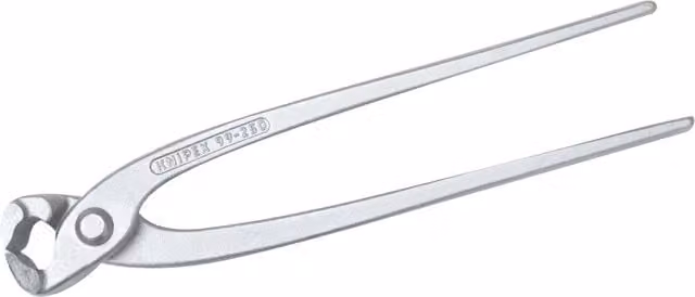 Set di 6 tenaglie per carpentiere Knipex in acciaio nichelato color argento, lunghezza 25 cm