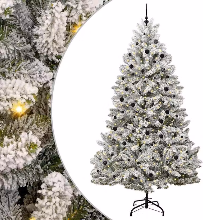 Albero di Natale artificiale con 300 LED Verde e Bianco 300 cm