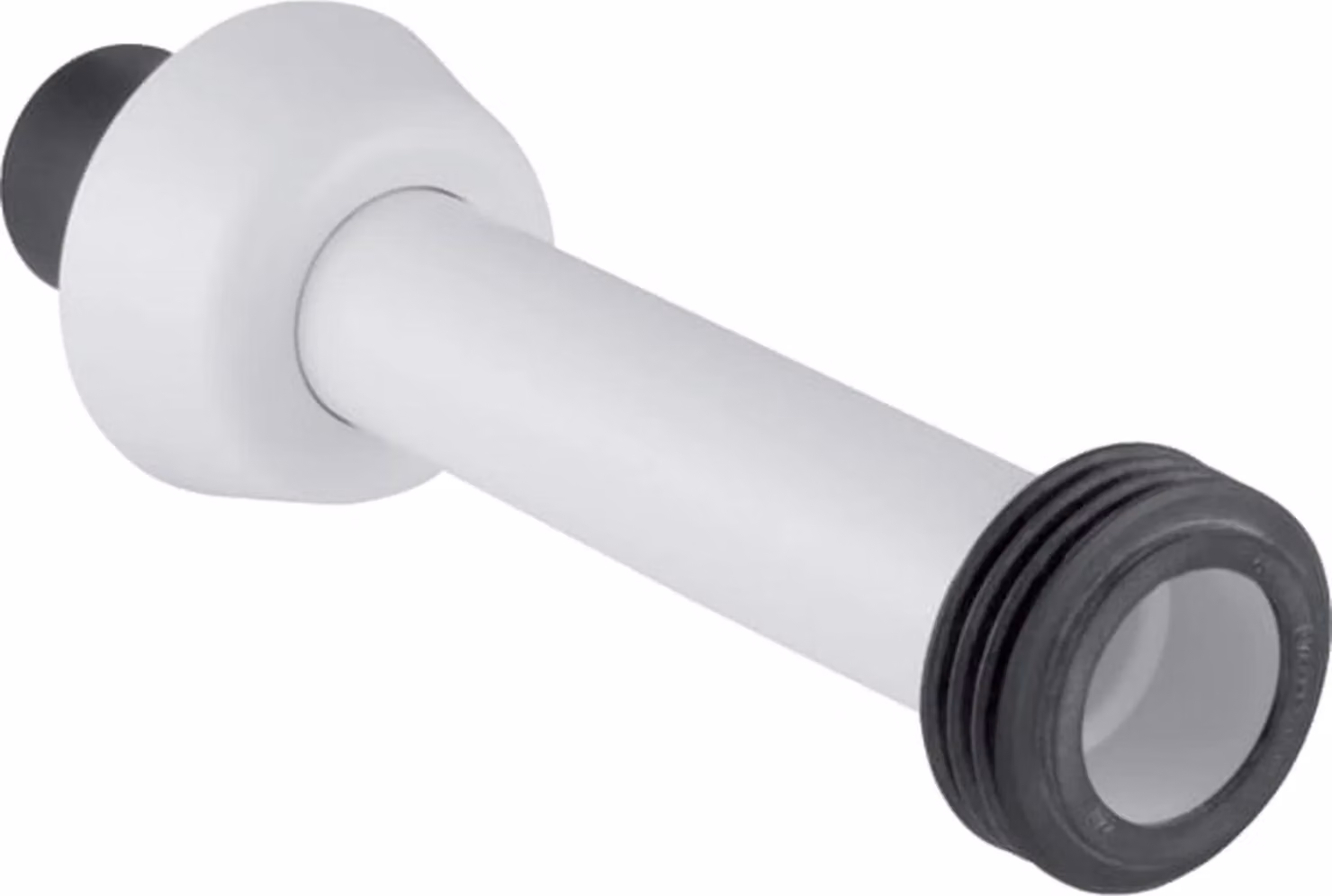 Set di prolunga per arco di scarico Geberit d45 mm, bianco, con rosetta, 1 pz.