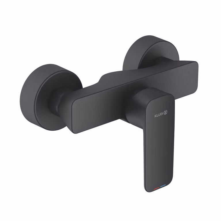 KLUDI PURE&STYLE Mitigeur monocommandé pour douche, montage mural, 408413975, 408413975