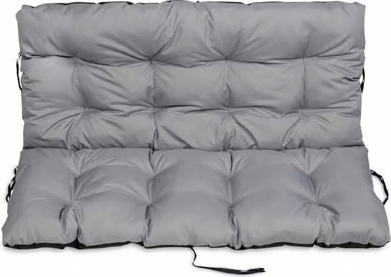 Banchi da giardino cuscini Cuscini per banchi da giardino e supporto Interno/Esterno - Set di giacche impermeabili (140x50x60 cm Grigio)