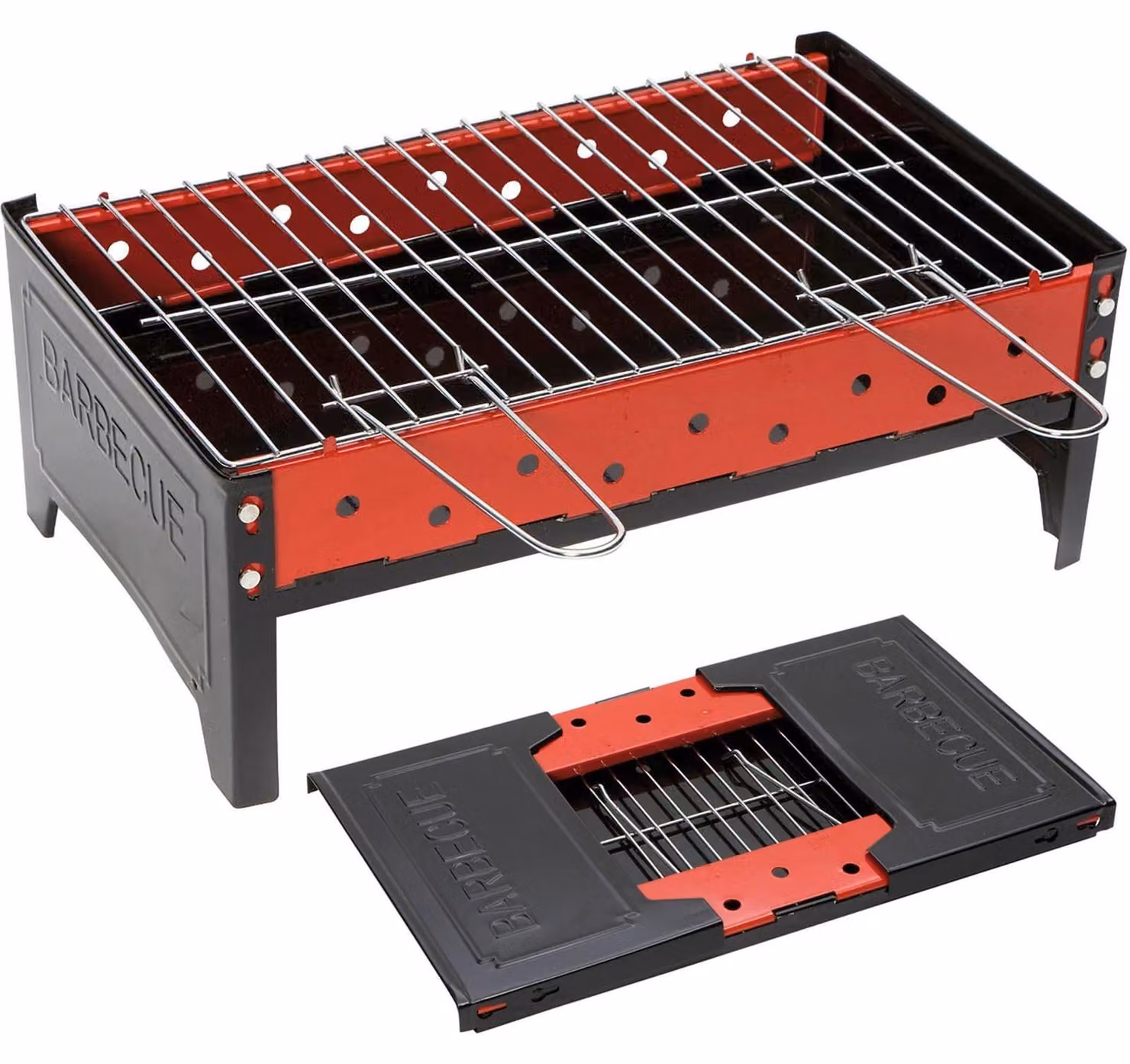Barbecue a carbone compatto, ideale per campeggio e viaggi