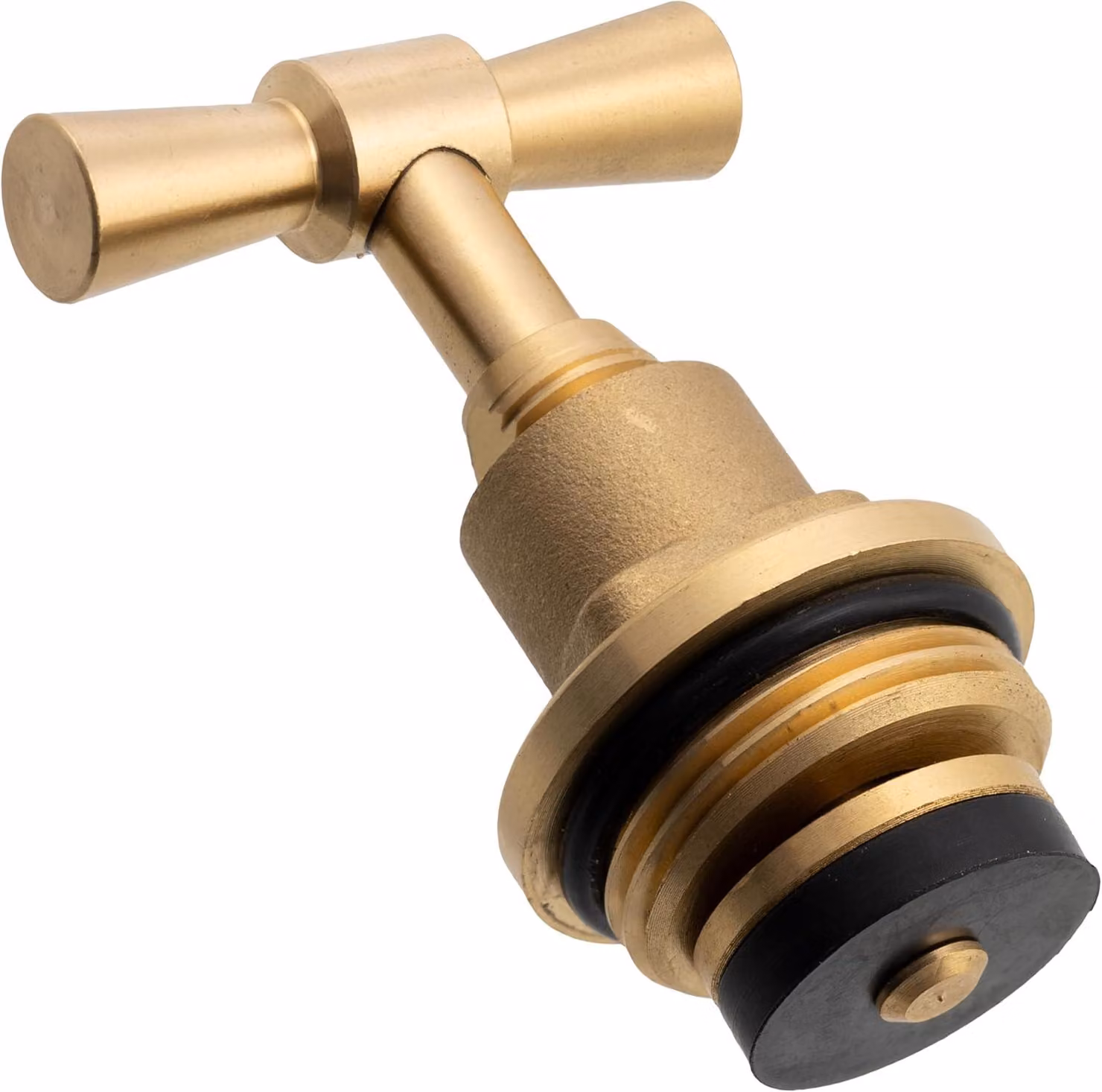 Rubinetto da 3/4", in ottone, dorato, idraulico, riparabile, adatto per cucina e giardino
