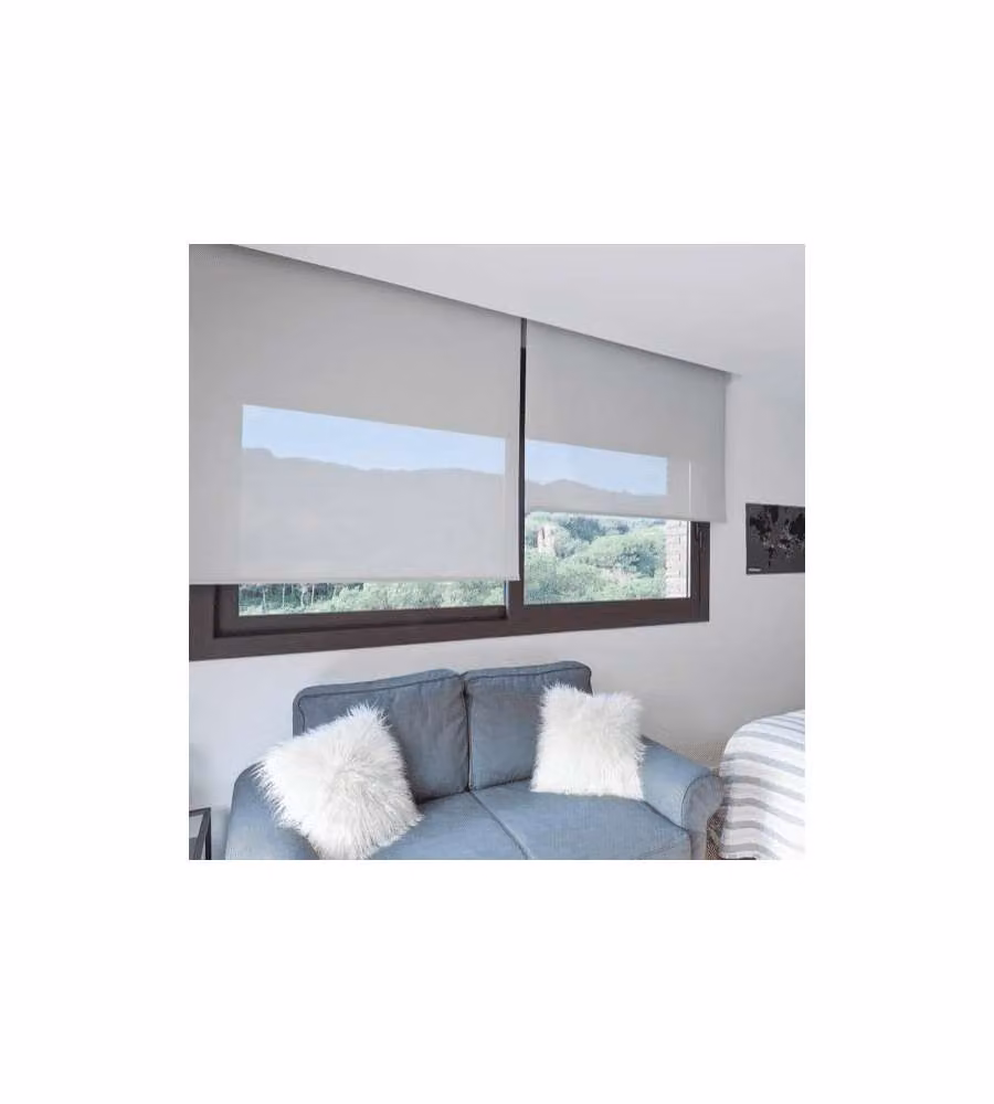 STOR PLANET Tenda a Rullo Screen Grigio 100x250 cm per Interni