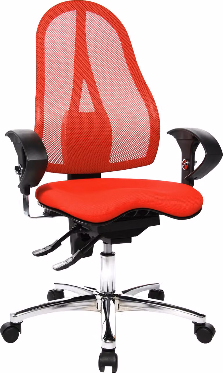 Topstar ST19U G21 Sedia girevole da ufficio Topstar "Sitness 15", rosso