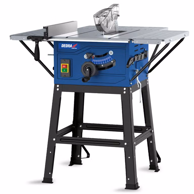 DEDRA Sega circolare multifunzione 2000W, diametro lama 250mm, tre tavoli di lavoro - DED7754