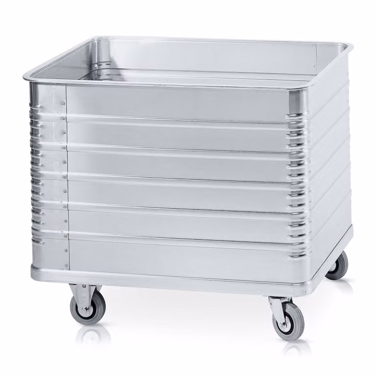 Carrello in alluminio W170, 655 l, IM: 1250x700x750 mm
