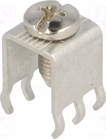1x Connettore: Morsetto a vite per montaggio su circuito stampato, morsetto a vite 10,8x5,21 mm, modello 7808 - Connessioni a saldare