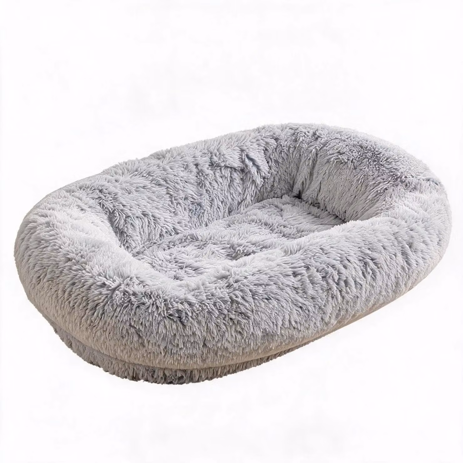 Letto ortopedico per cani, taglia XXL - Divano per cani 165 x 100 cm - Schiuma 3D - Copertura rimovibile e lavabile - Fleece corallo - Base antiscivolo - Adatto per cani di grossa taglia