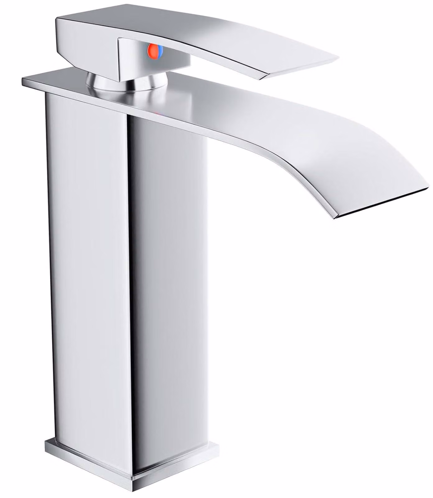 Rubinetto per bagno a cascata, miscelatore monocomando per lavabo
