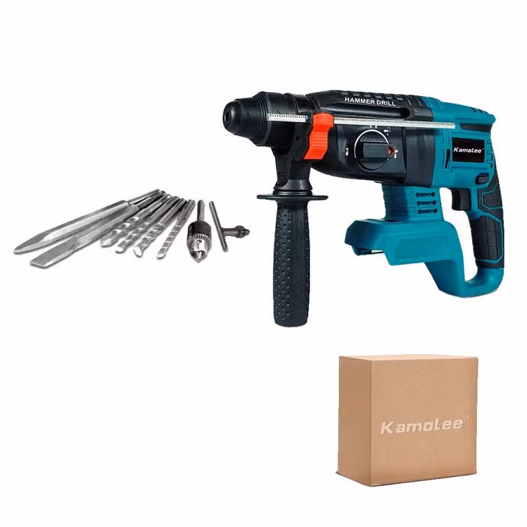 Avvitatore a percussione Kamolee, motore brushless, funzione di foratura a percussione, senza accessori per la percussione, UE