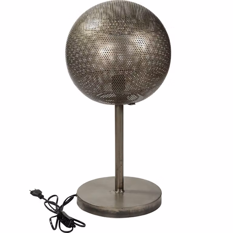Lampada da tavolo Moonlight in ferro perforato