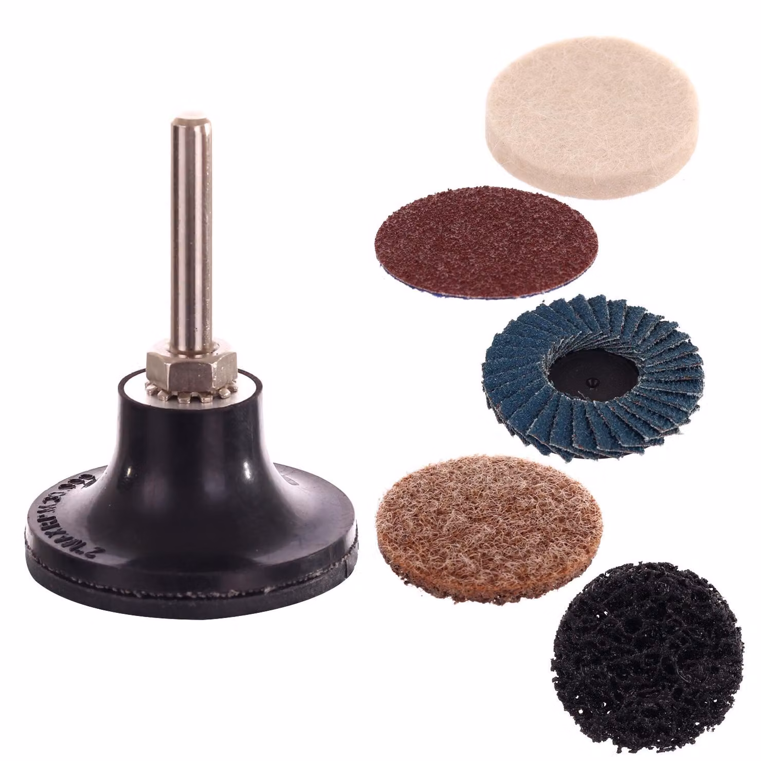 Set di mole lucidanti per smerigliatrice da 50 mm