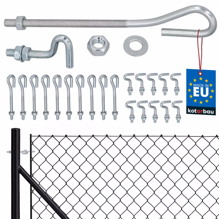 KOTARBAU® 10 Pezzi Tiranti per Filo Acciaio M6 Tenditore Filo Tendicavo per Filo Acciaio Tendifilo Chiuso con Vite di Fissaggio Aperta