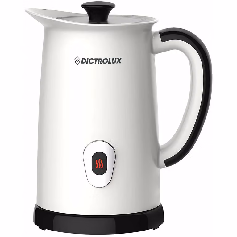 Montalatte Elettrico DICTROLUX 550 Watt Bianco con Acciaio Inox e Spegnimento Automatico