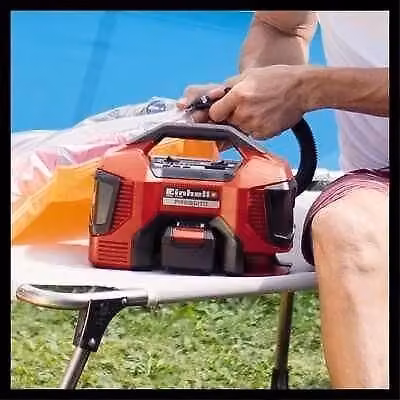 Einhell Compressore Ibrido Pressito con Pompa Alta e Bassa Pressione 11 Bar 21 l, Nero e Rosso – 2