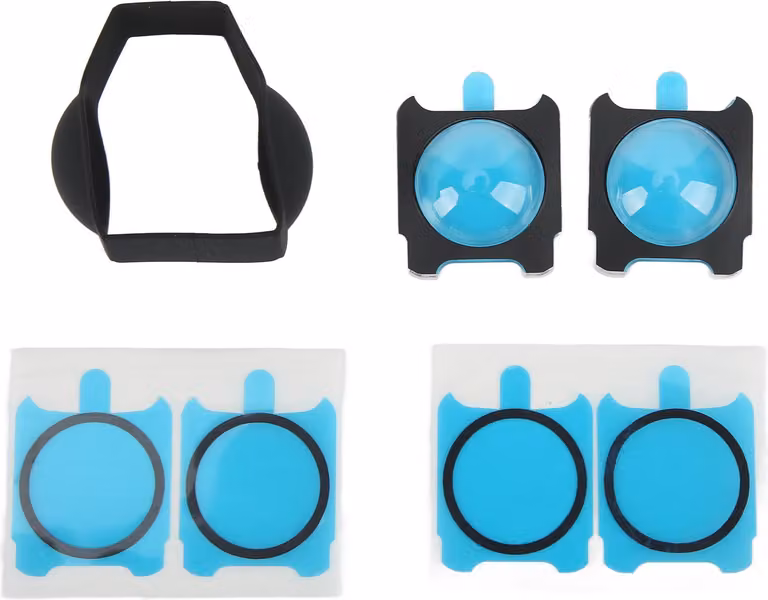 Fotocamera -Protezione dell'obiettivo Panorama adesivo -Specchio protettivo -Coperture dello schermo per Insta360 One Rs Action