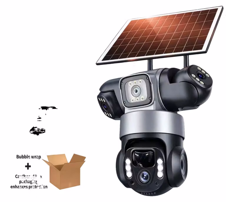 Telecamera di sicurezza, connettività 4G, alimentazione solare, telecamera 4G con scheda di memoria da 128G