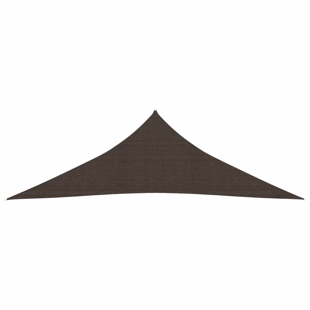 The Living Store Tenda da sole 160 g/m² Marrone 4x4x5,8 m HDPE
