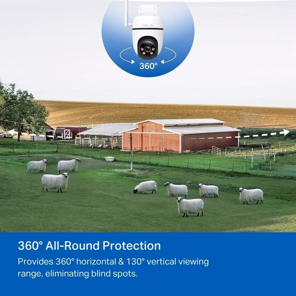 Telecamera di videosorveglianza a 360° - Telecamera di sicurezza - Telecamera di sorveglianza - Telecamera CCTV - Telecamera di controllo