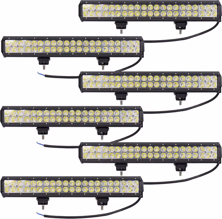 Greenmigo 6X 126W LED luce di lavoro bianco 12V 24V riflettore luce di lavoro bar faro luce di lavoro offroad luce di lavoro per trattore