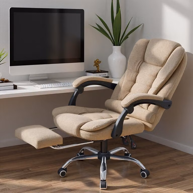 Sedia da ufficio - Sedia ergonomica - Sedia per ufficio - Sedia girevole - Sedia da ufficio con braccioli pieghevoli