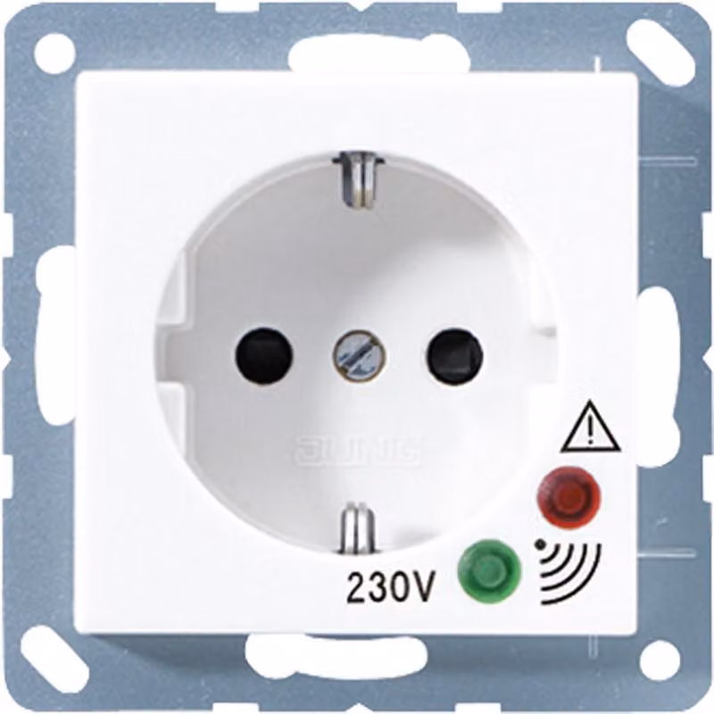 Presa SCHUKO 16A 250V bianco alpino - Presa A 521 UF WW