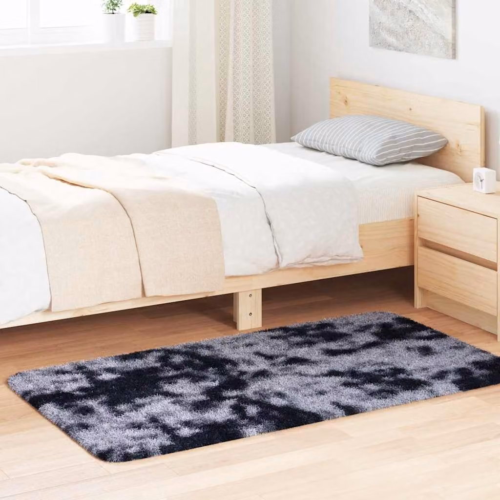 Tappeto Shaggy a Pelo Lungo vidaXL NAVARRA Grigio, L 80 cm x P 150 cm