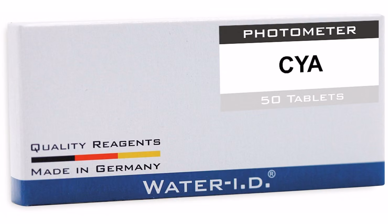 WATER-I.D. Compresse di acido cianurico per PoolLab e FlexiTester, 50 pezzi