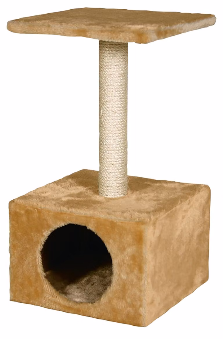 Albero per gatti Karlie Amethyst - Peluche/Sisal - Beige - 30x30x55 cm