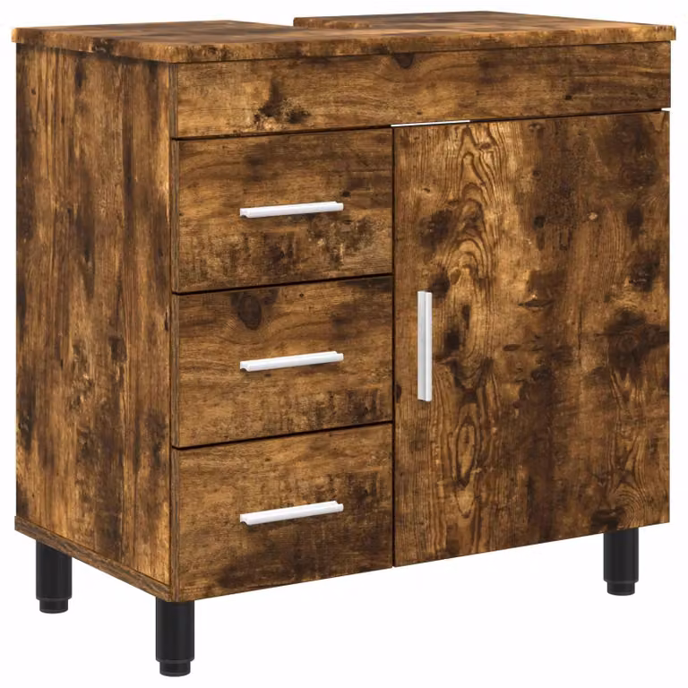 Mobiletto da bagno Rovere Fumo 60 x 35 x 60 cm
