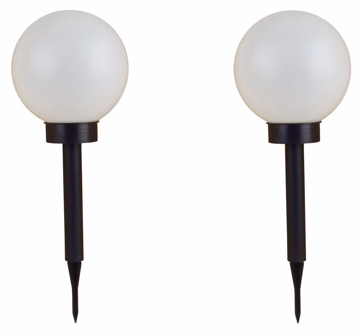 set di 2 luci solari a globo a LED 3 in 1 Luce a globo Luce da giardino