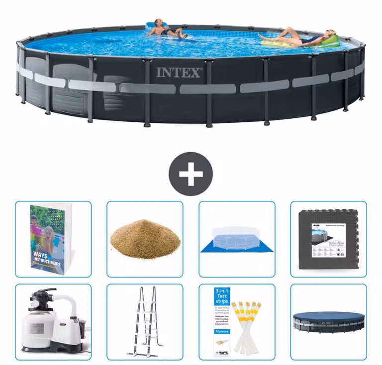 Ultra XTR Pool Rund - 732x132 cm - Set da 7 pezzi, modello S528
