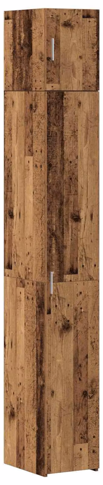 Armadio 2 pcs Legno antico 30 x 42,5 x 225 cm