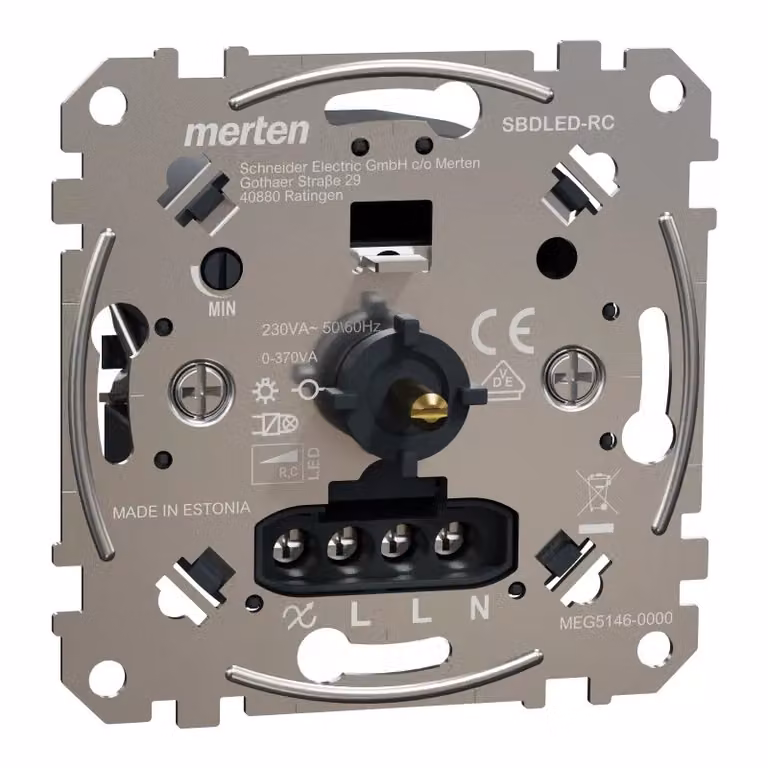 Merten Multiwire LED inserto dimmer rotante AC 230V MEG5146-0000 (MEG5146-0000)