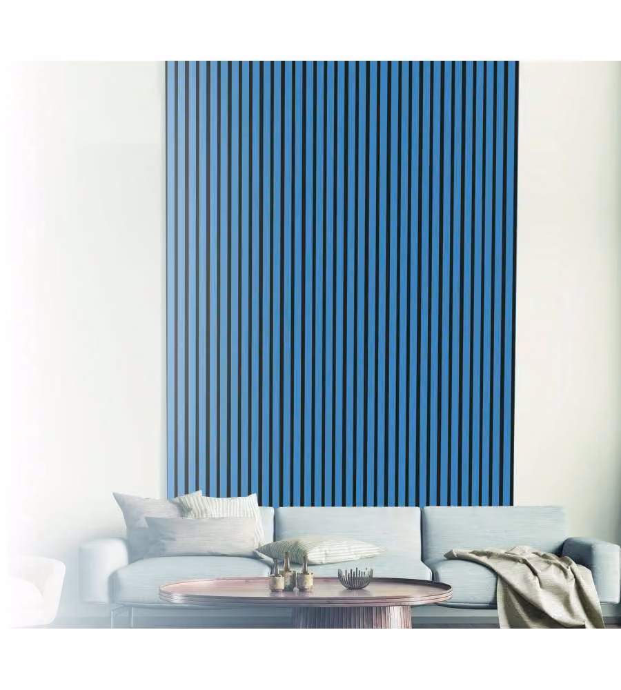 Dr.C Pannello Fonoassorbente in MDF - Azzurro - 2400x600 mm
