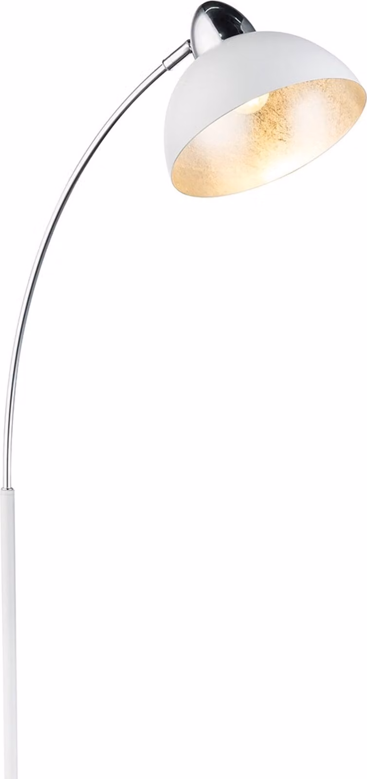 Globo Lighting lampada da terra in metallo bianco, 1x E27
