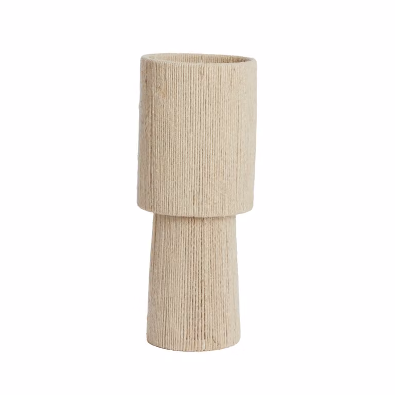 Lampada da tavolo - beige naturale - Pitino - juta - lampada da comodino - E27 - 1883043 - Light & Living