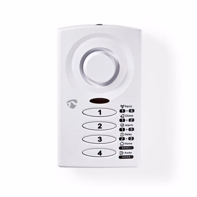 Allarme porta/finestra | Alimentazione a batteria | 3x AAA/LR03 | 85 dB | Bianco