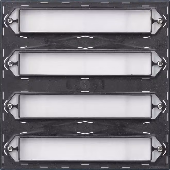 Modulo pulsanti Gira con pannello frontale. Sistema 106 855100