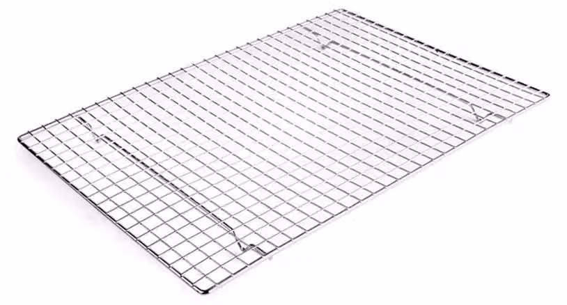 Griglia di raffreddamento per torte Ibili, acciaio inox, 43x37x1,5 cm, argento