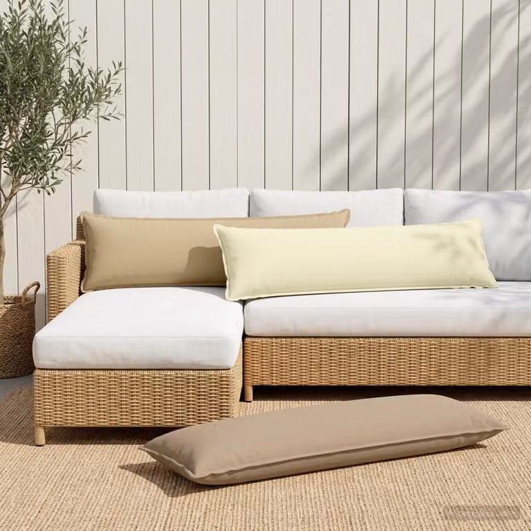Federa HOUTEN vidaXL Tortora in Poliestere, L: 145 cm, P: 40 cm